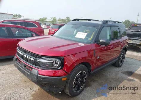 2025 Ford Bronco Sport Outer Banks z USA, uszkodzony, nr VIN 3FMCR9CN0SRE05272